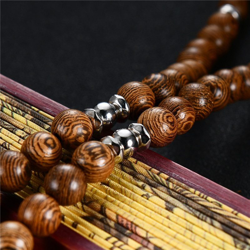108 Mala Beads Bracelets Pendant Handcrafted Yoga Jewelry Wrap Bracelet for Men & Women