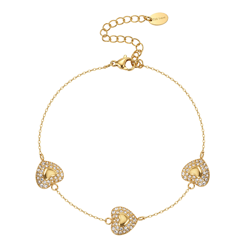 Two Tone Brushed Cuban 316 Stainless Steel Gold Tone Men Bracelet for Versatile Street Daily Outfit Comfort Wearing