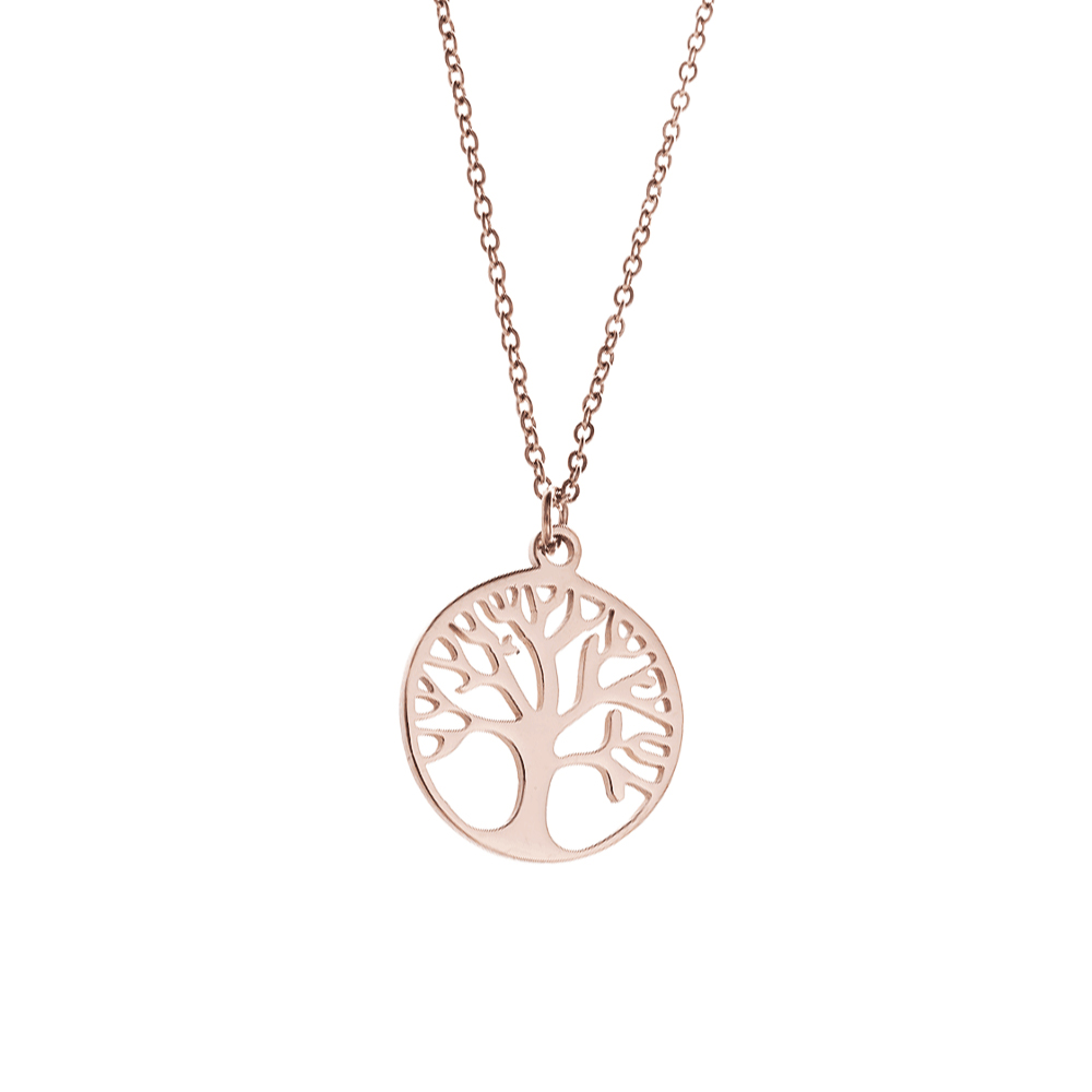 Tree of Life Chain Wholesale Stainless Steel Necklaces 18K Gold Plated Stainless Steel Jewelry Gift Sets For Women and Men