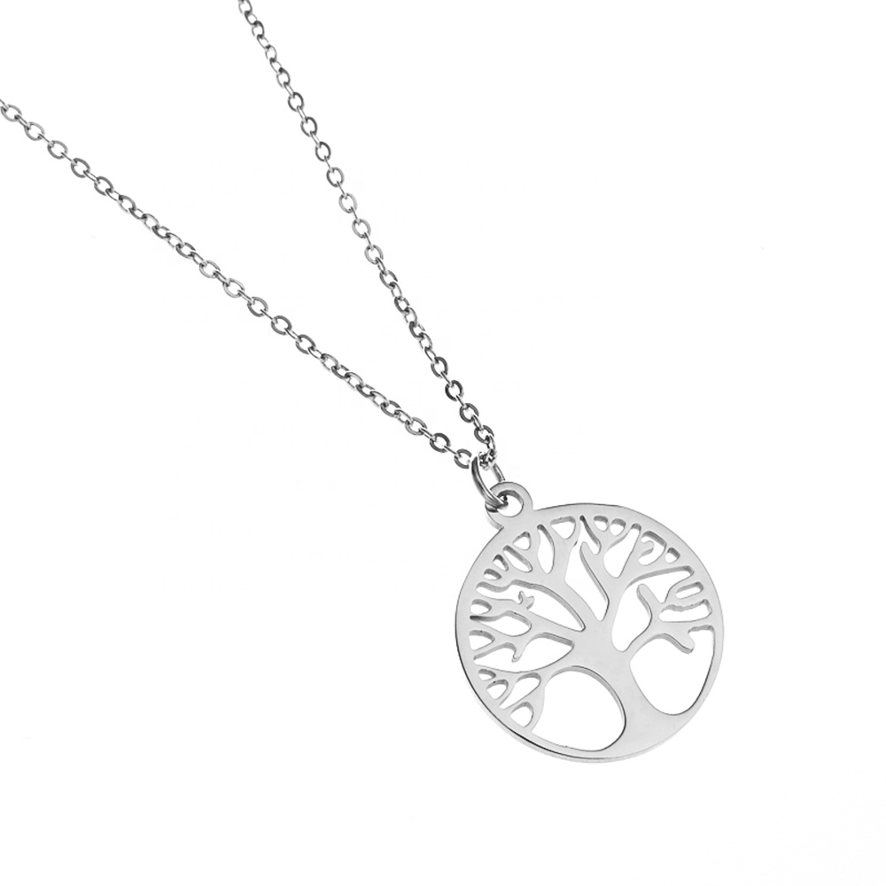Tree of Life Chain Wholesale Stainless Steel Necklaces 18K Gold Plated Stainless Steel Jewelry Gift Sets For Women and Men
