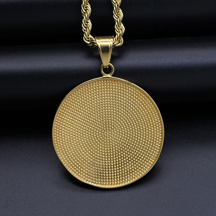 Custom Wholesale 2025 Hot Selling Lion Head Necklace Pendant Tarnish Free  18K Pvd Gold Plated Stainless Steel Jewelry