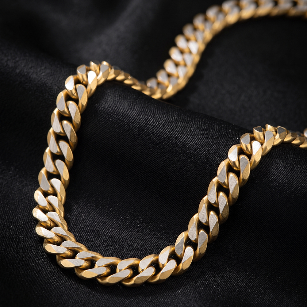 HTNCC03 316 Stainless Steel Box Chain Necklace Anti Tarnish Perfect Polished Fashion Necklaces for Men Women