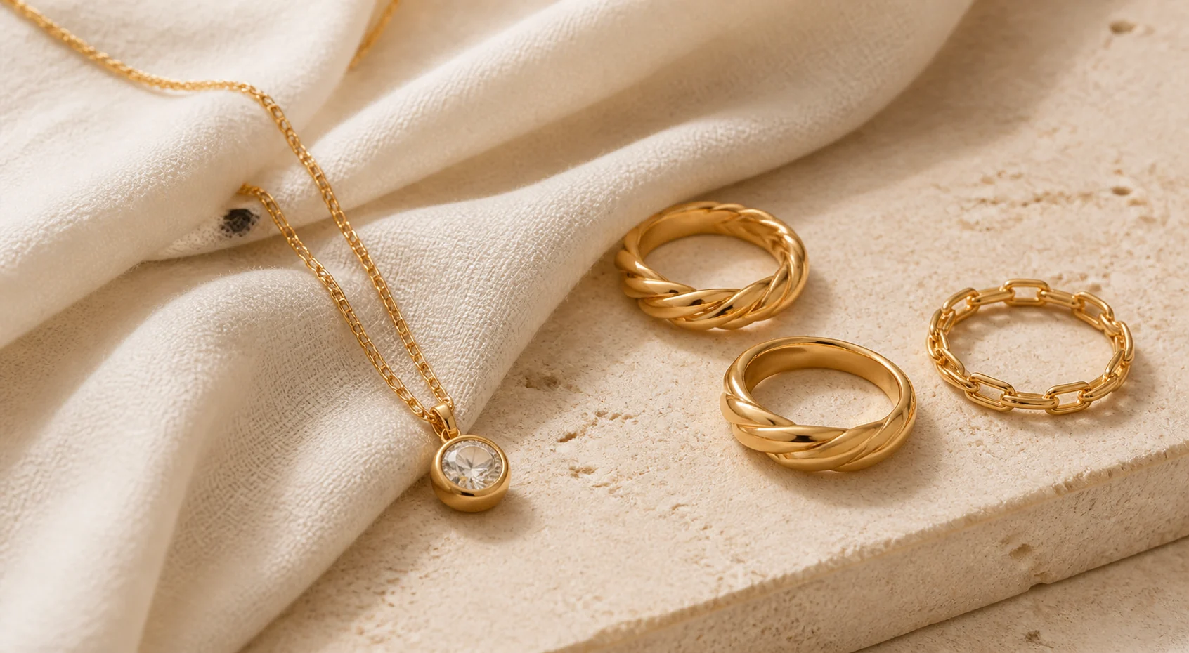 Premsteel Jewelry gold jewelry collection